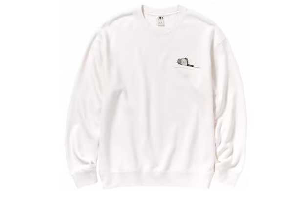 KAWS X Uniqlo Longsleeve Sweatshirt  Off White