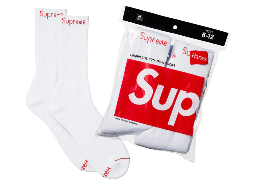 Calcetines supreme white