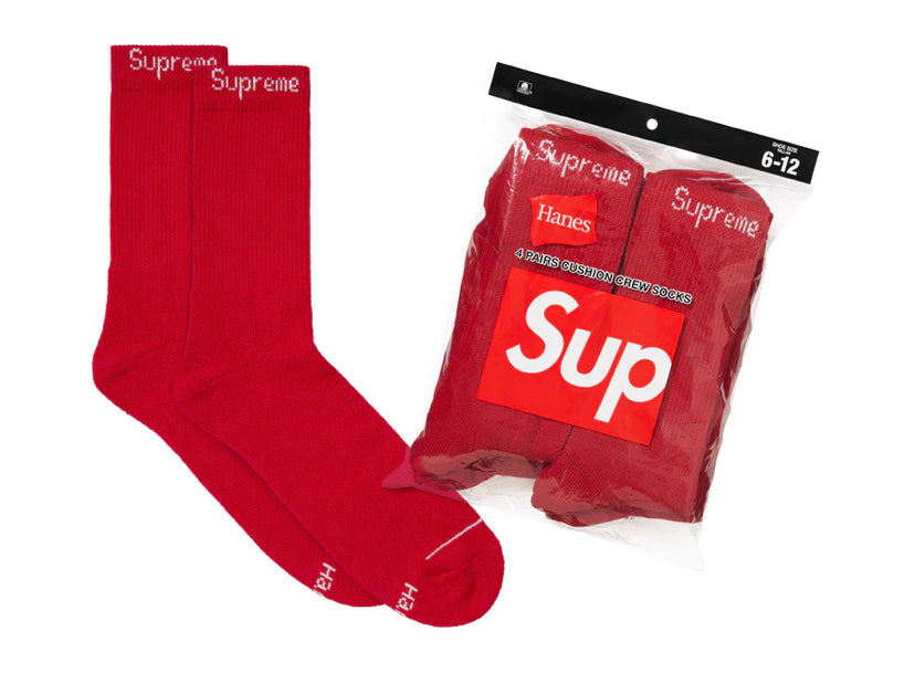 Calcetines supreme red