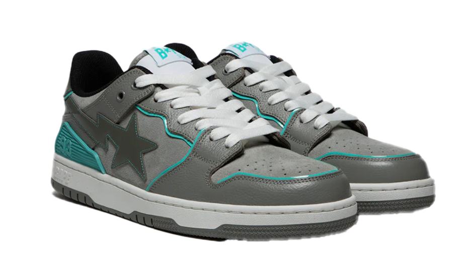 A Bathing Ape Bape Sk8 Sta #2 Grey