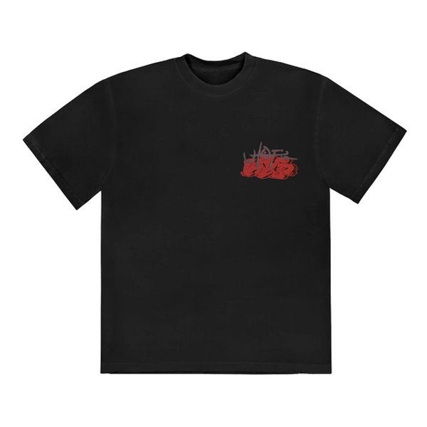Travis Scott x KAWS Utopia II Tee Black