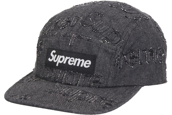 Supreme Lasered Denim Camp Cap