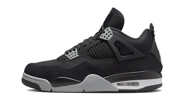 JORDAN 4 RETRO BLACK CANVAS