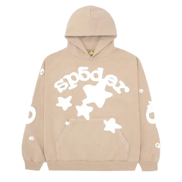 Sp5der Beluga Hoodie Sand