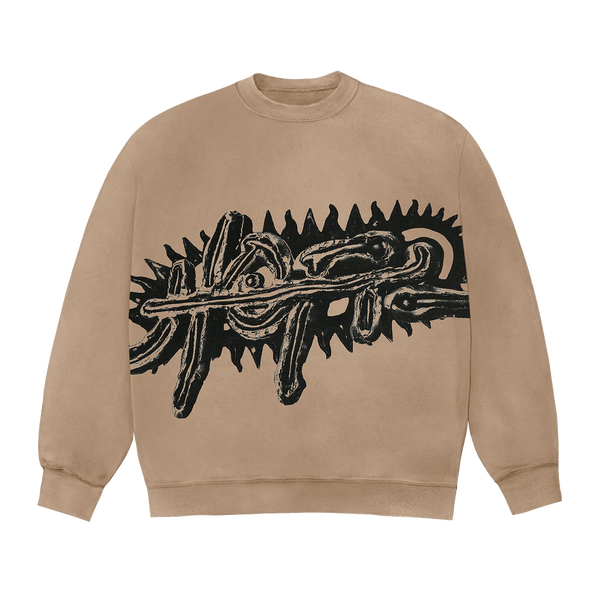 Travis Scott Utopia A3 Crewneck Light Brown