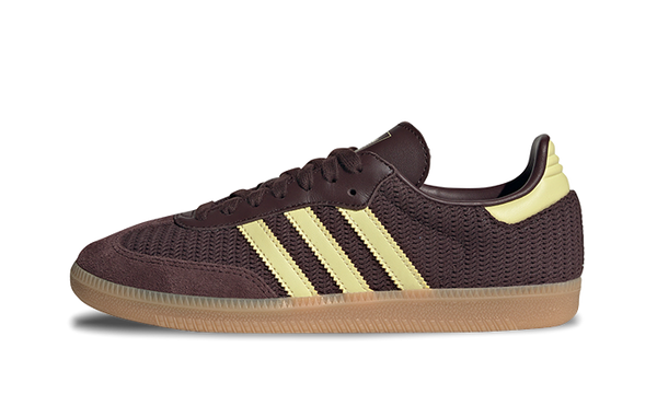 Adidas Samba OG Shadow Brown Powder Yellow