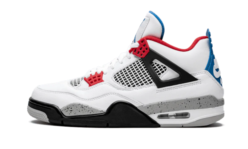 Jordan 4 Retro Military Blue-Fire Red