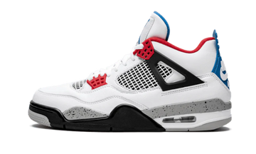 Jordan 4 Retro Military Blue-Fire Red